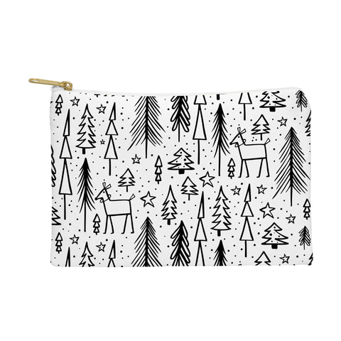 Heather Dutton Winter Wonderland White Pouch