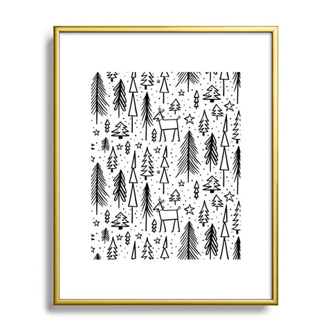Heather Dutton Winter Wonderland White Metal Framed Art Print