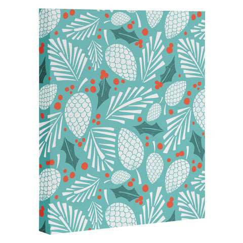 Heather Dutton Winter Woodlands Sky Art Canvas