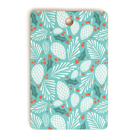 Heather Dutton Winter Woodlands Sky Cutting Board Rectangle