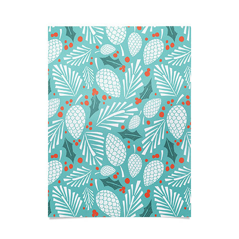 Heather Dutton Winter Woodlands Sky Poster