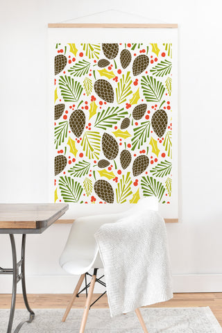 Heather Dutton Winter Woodlands White Art Print And Hanger