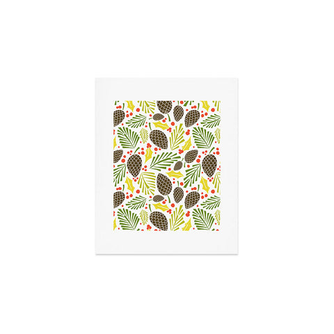 Heather Dutton Winter Woodlands White Art Print