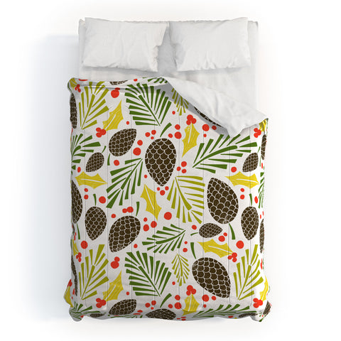 Heather Dutton Winter Woodlands White Comforter