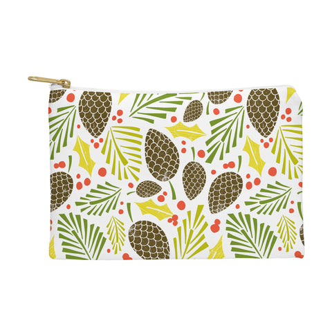 Heather Dutton Winter Woodlands White Pouch