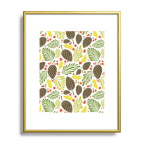 Heather Dutton Winter Woodlands White Metal Framed Art Print