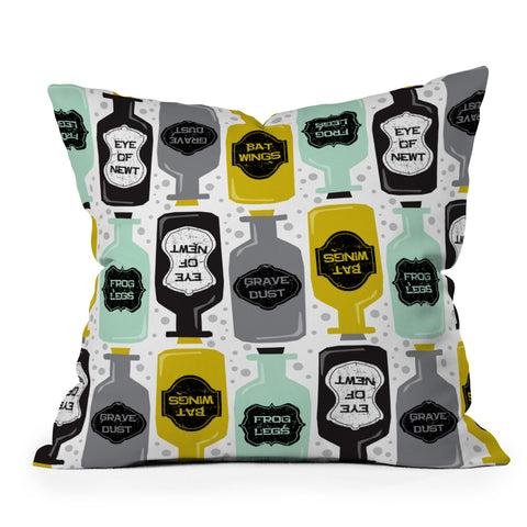 Heather Dutton Witches Brew Throw Pillow