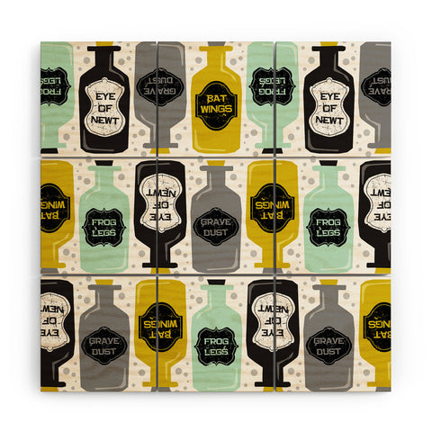 Heather Dutton Witches Brew Wood Wall Mural