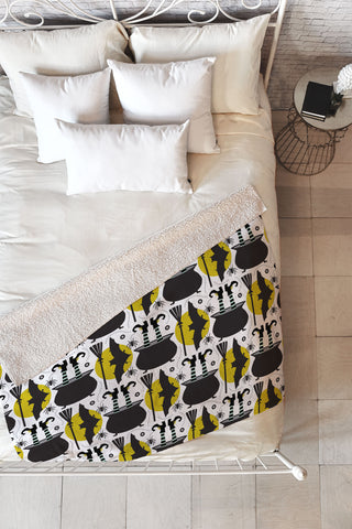 Heather Dutton Witching Hour Fleece Throw Blanket