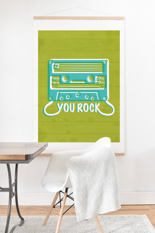 Heather Dutton You Rock Art Print And Hanger