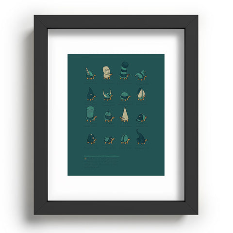 Hector Mansilla A Study of Turtles Recessed Framing Rectangle