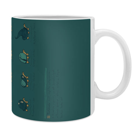 Hector Mansilla A Study of Turtles Coffee Mug