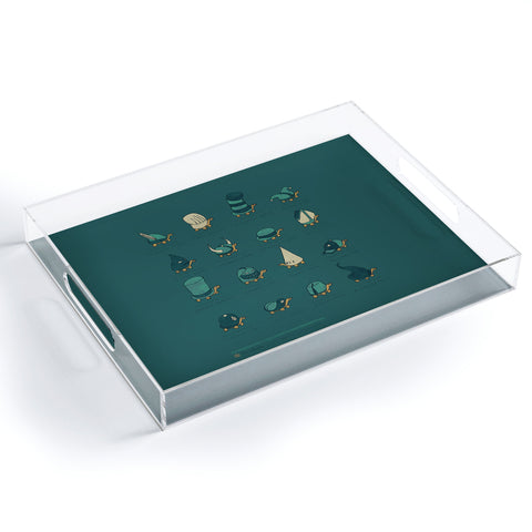 Hector Mansilla A Study of Turtles Acrylic Tray