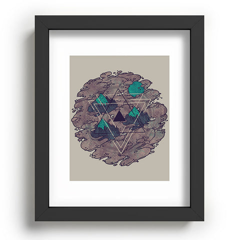 Hector Mansilla Amidst the Mist Recessed Framing Rectangle