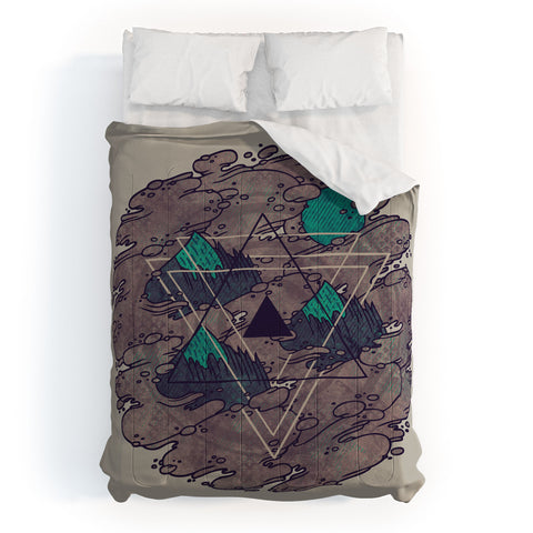 Hector Mansilla Amidst the Mist Comforter