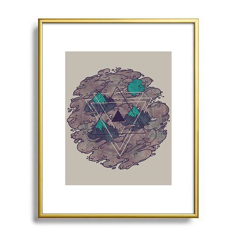 Hector Mansilla Amidst the Mist Metal Framed Art Print