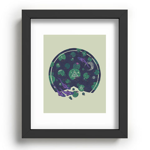 Hector Mansilla Amongst the Lilypads Recessed Framing Rectangle