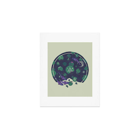 Hector Mansilla Amongst the Lilypads Art Print