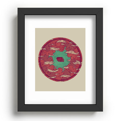 Hector Mansilla Away from Everyone Recessed Framing Rectangle