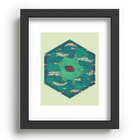 Hector Mansilla Away from Everything Recessed Framing Rectangle