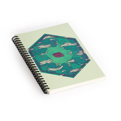 Hector Mansilla Away from Everything Spiral Notebook
