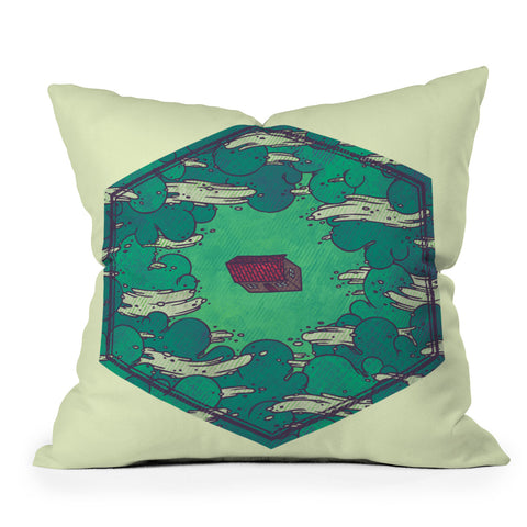 Hector Mansilla Away from Everything Throw Pillow