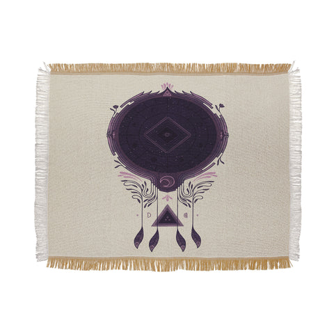 Hector Mansilla Cosmic Dreaming Throw Blanket