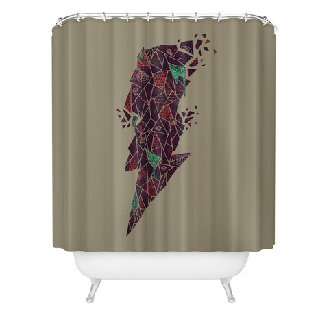 Hector Mansilla Dark Matter Shower Curtain