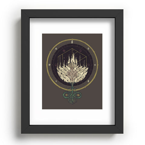 Hector Mansilla Fading Dahlia Recessed Framing Rectangle