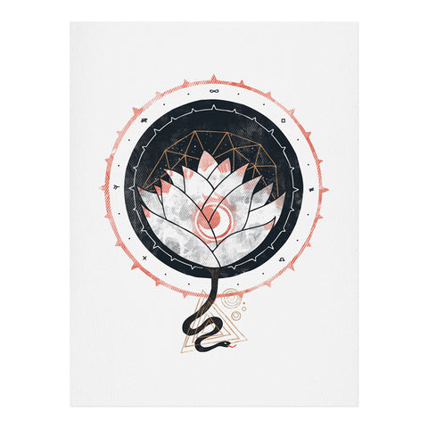 Hector Mansilla Lotus Art Print