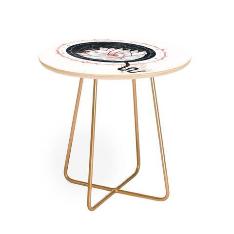 Hector Mansilla Lotus Round Side Table