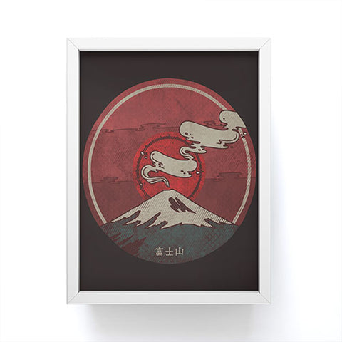 Hector Mansilla Mt Fuji Framed Mini Art Print