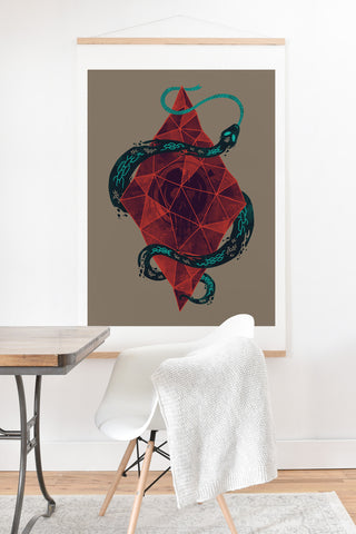 Hector Mansilla Mystic Crystal Art Print And Hanger
