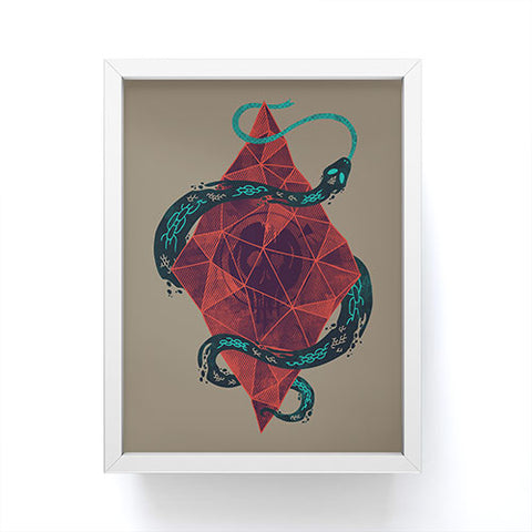 Hector Mansilla Mystic Crystal Framed Mini Art Print