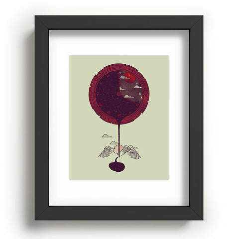 Hector Mansilla Night Falling Recessed Framing Rectangle