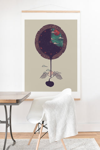 Hector Mansilla Night Falls Art Print And Hanger