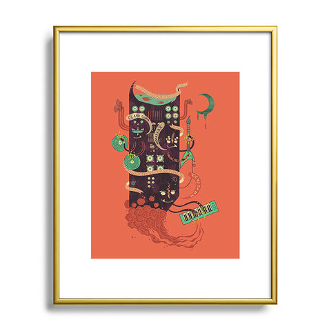 Hector Mansilla Power Trio Metal Framed Art Print