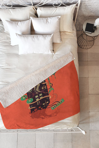 Hector Mansilla Power Trio Fleece Throw Blanket