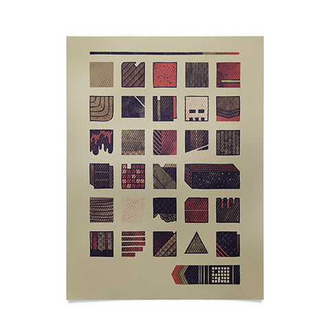 Hector Mansilla Swatches Poster