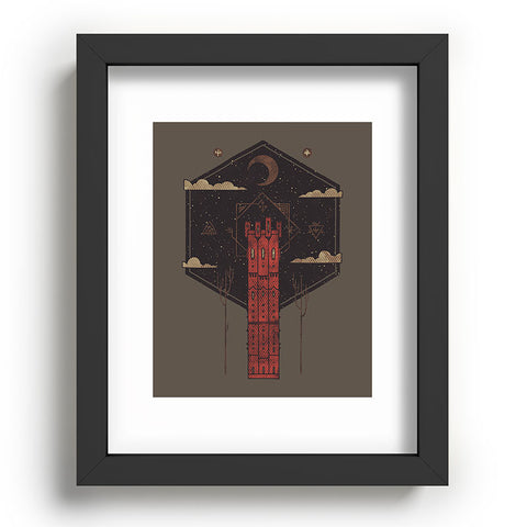 Hector Mansilla The Crimson Tower Recessed Framing Rectangle