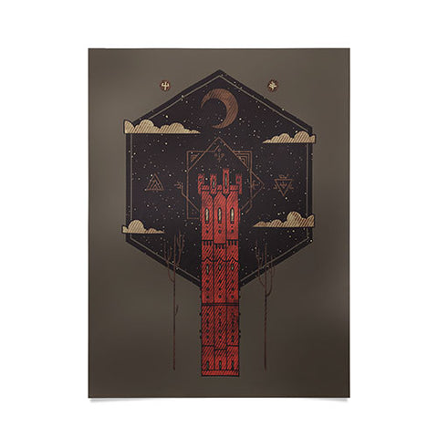 Hector Mansilla The Crimson Tower Poster