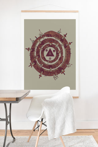 Hector Mansilla The Cycle Art Print And Hanger
