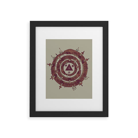 Hector Mansilla The Cycle Framed Art Print
