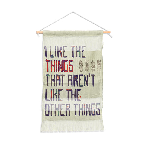 Hector Mansilla The Things I Like Wall Hanging Portrait