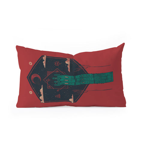 Hector Mansilla The Tower Oblong Throw Pillow
