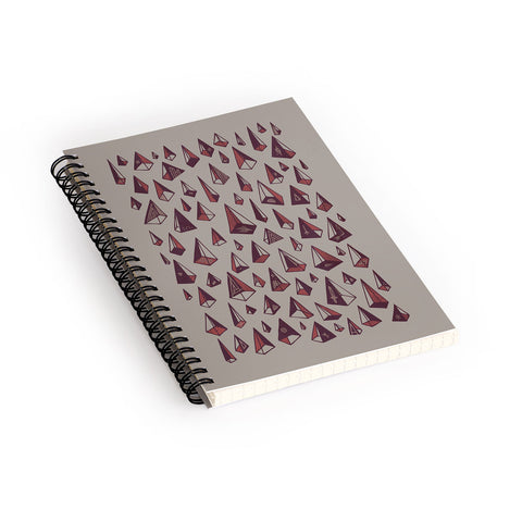Hector Mansilla Triangles Are My Favorite Shape Spiral Notebook