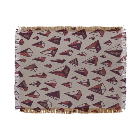 Hector Mansilla Triangles Are My Favorite Shape Throw Blanket