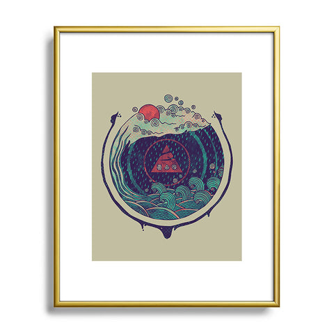 Hector Mansilla Water Metal Framed Art Print