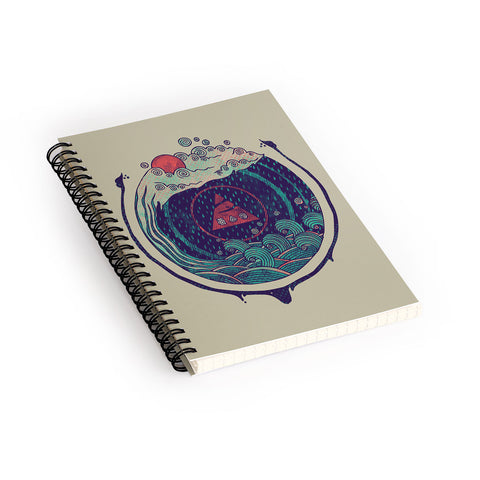 Hector Mansilla Water Spiral Notebook