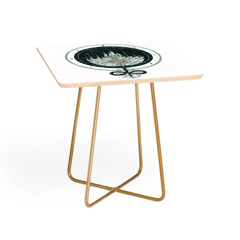 Hector Mansilla White Dahlia Side Table